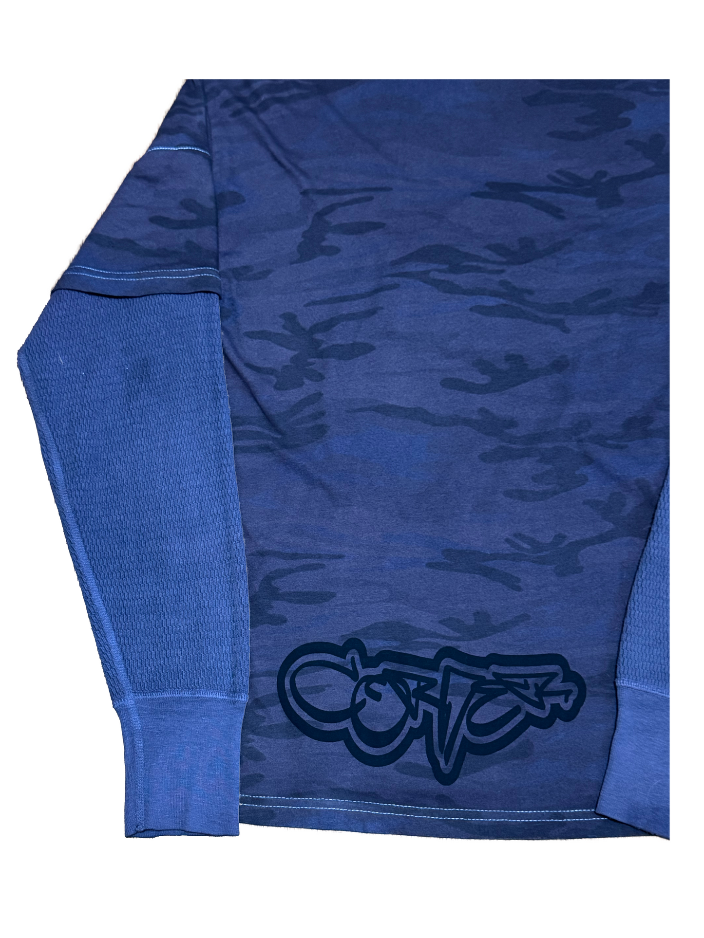 Purple Camo Thermal Sleeve Tee