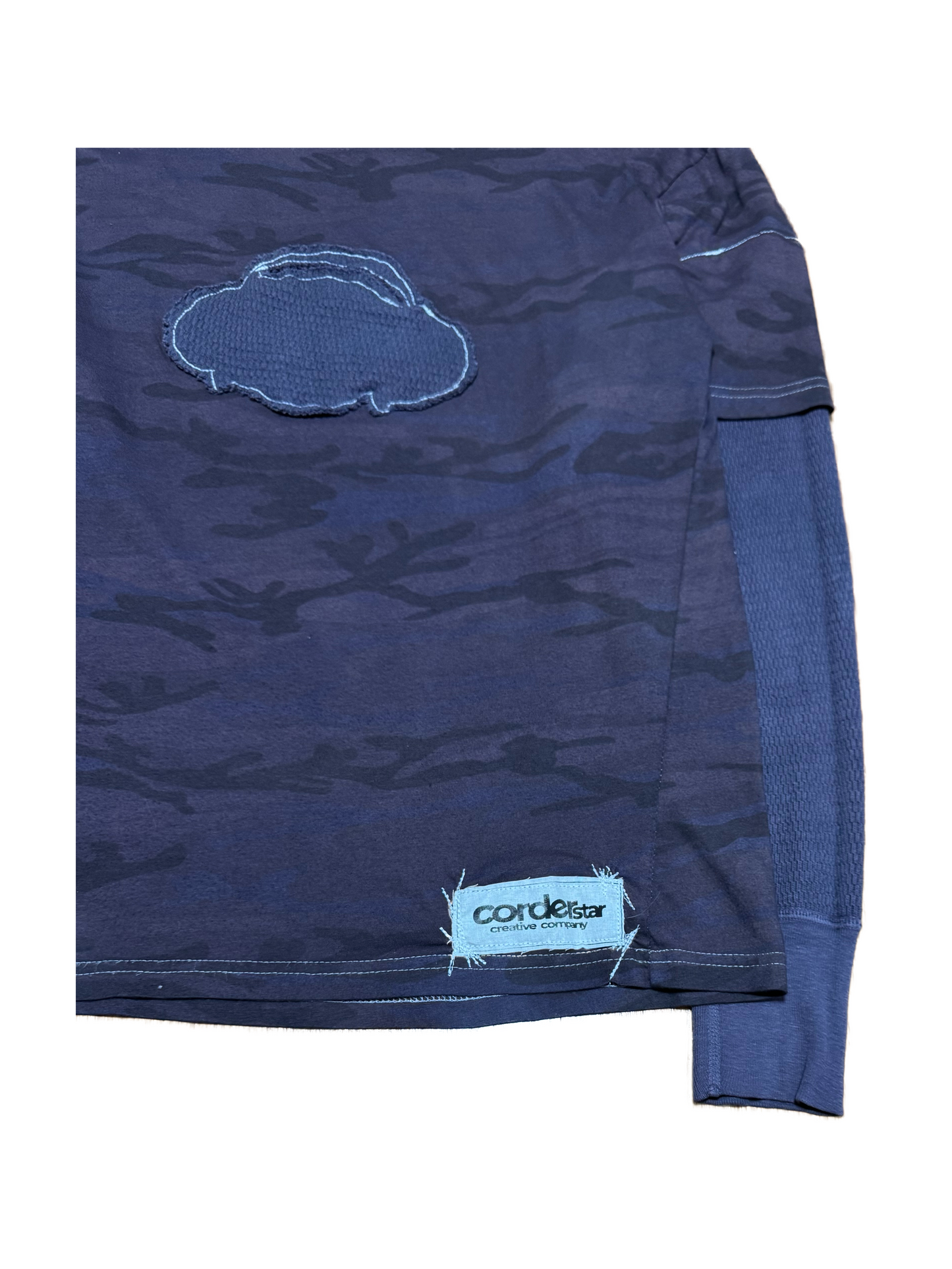 Purple Camo Thermal Sleeve Tee
