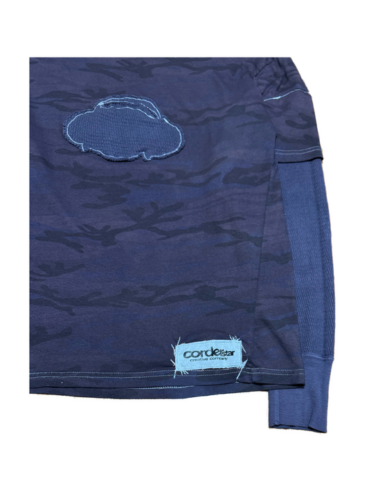Purple Camo Thermal Sleeve Tee