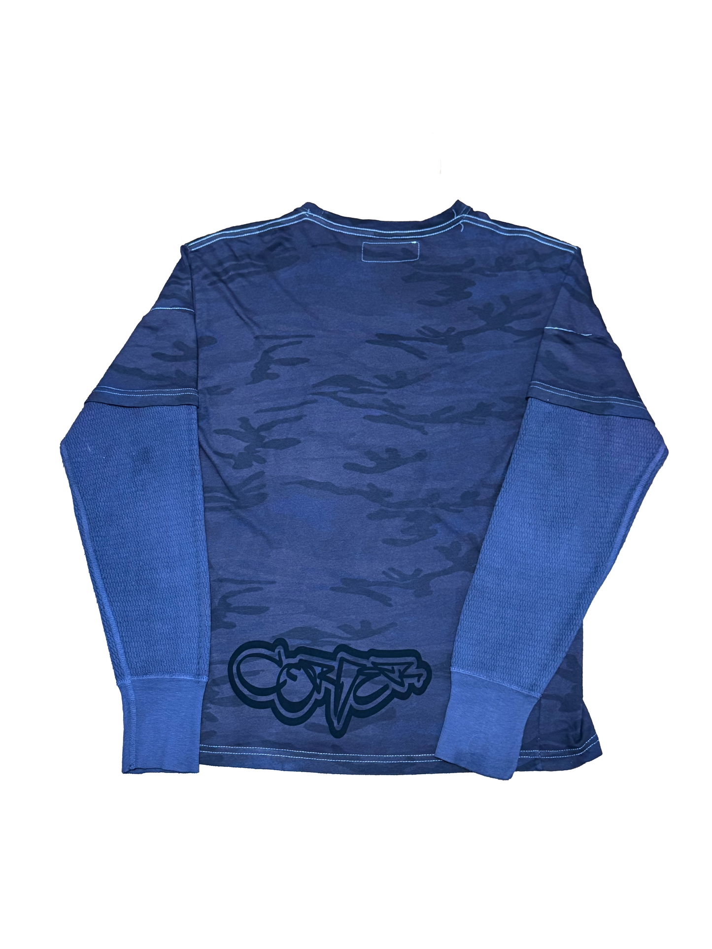 Purple Camo Thermal Sleeve Tee